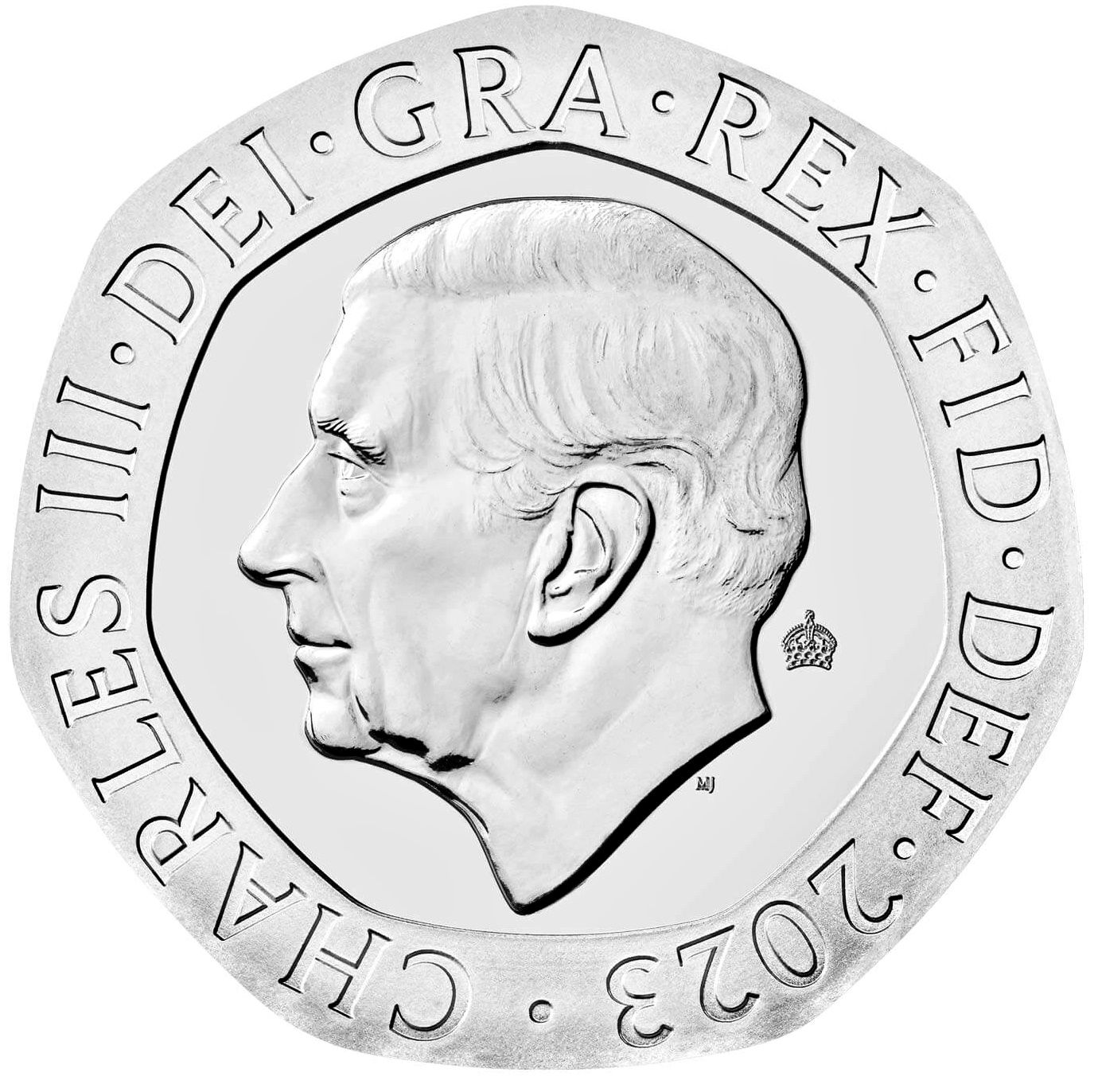2023 Proof King Charles III 20 Pence