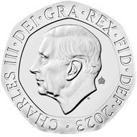 King Charles III 20 Pence king charles iii decimal coinage coin