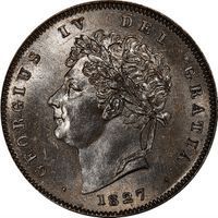King George IV Third Farthing quarter, third and half farthing coin