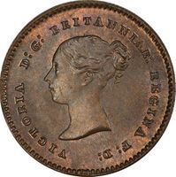 Queen Victoria Quarter Farthing quarter, third and half farthing coin