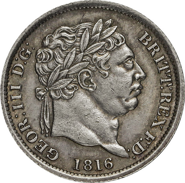 1820 King George III Shilling
