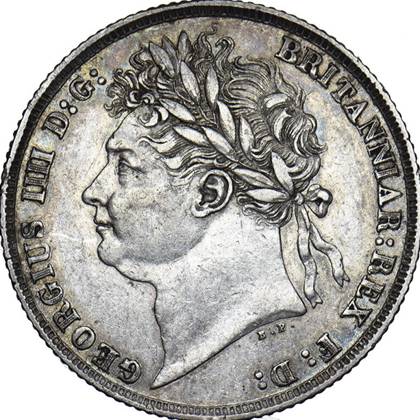 1829 King George IV Shilling