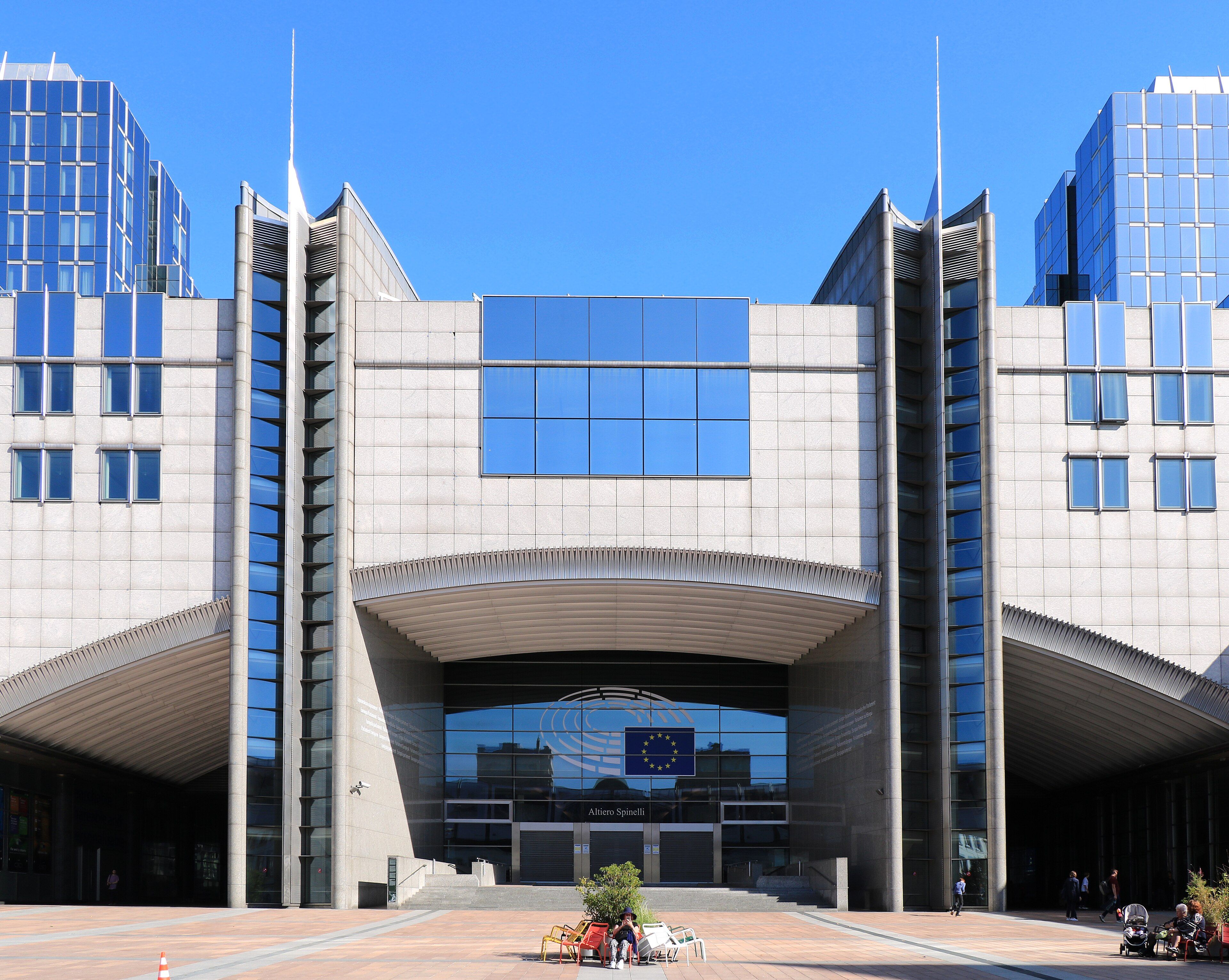 European Parliament's Altiero Spinelli building in Brussels