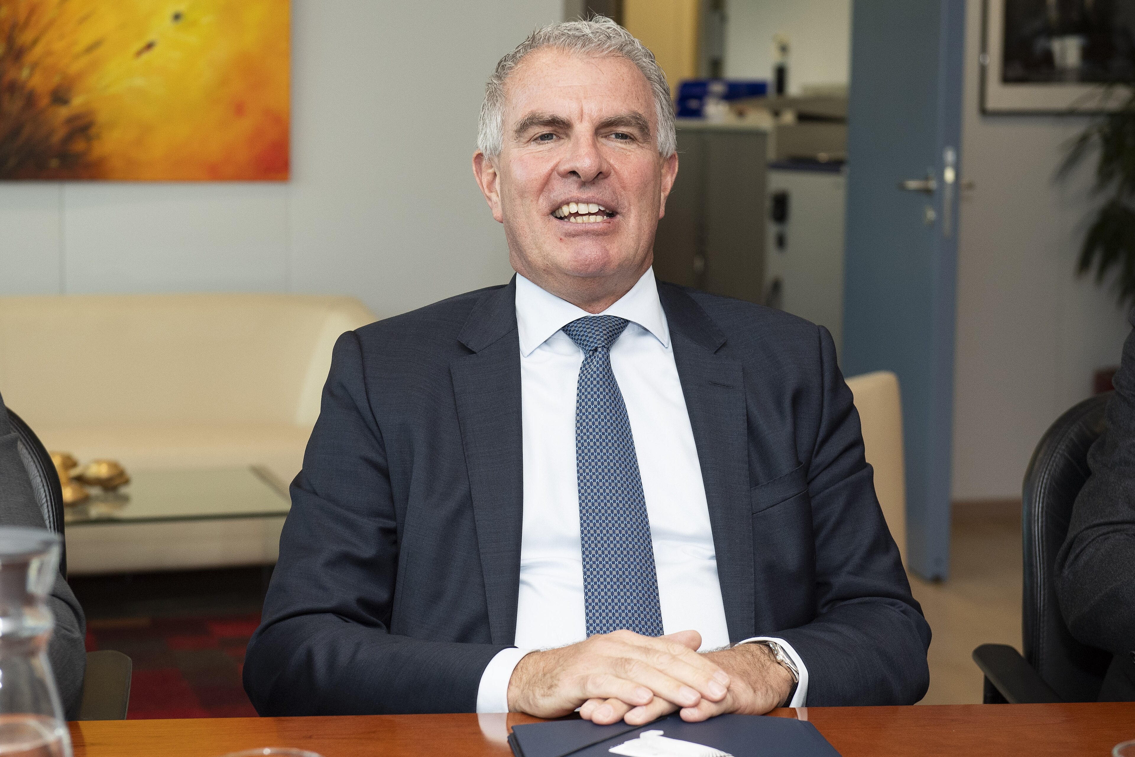 Carsten Spohr, CEO of Lufthansa, at the European Commission on 11 January 2024