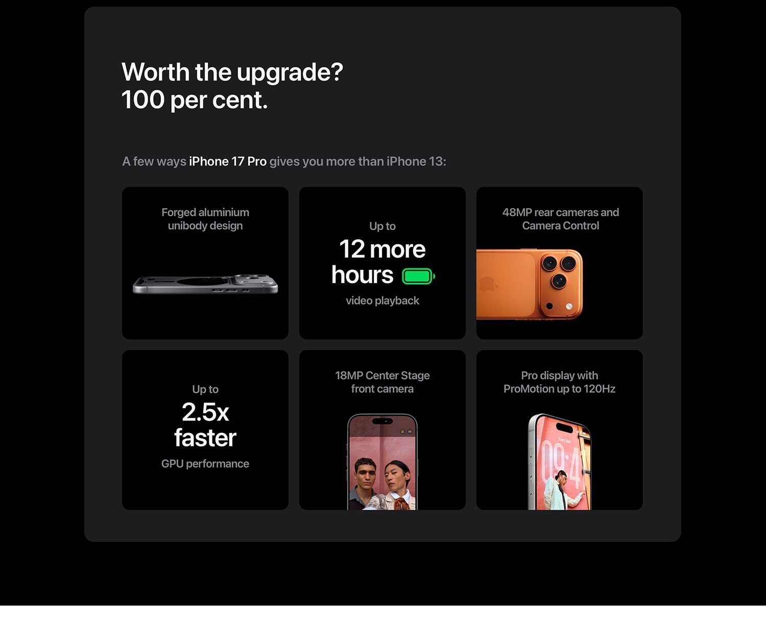 Apple iPhone 17 Pro Max - Dual SIM 6.9" 12GB RAM 1TB ROM 48MP 4823mAh - colormay va/ry image 8