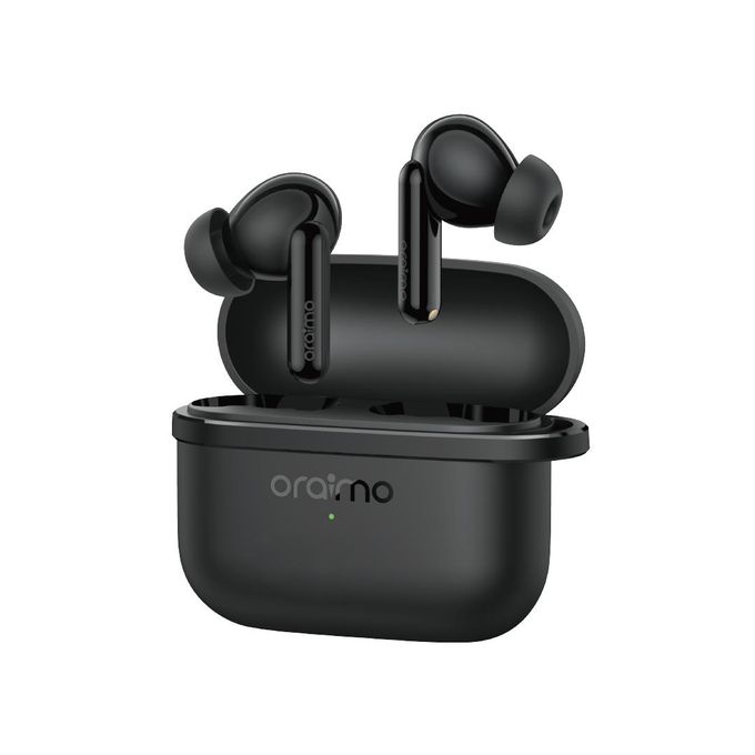 Oraimo SpaceBuds Lite Sound360 Anti-Lost True Wireless Earbuds - Black
