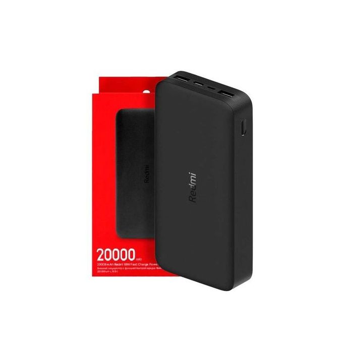 XIAOMI Redmi 20000mAh 74Wh Fast Charge Power Bank - Black