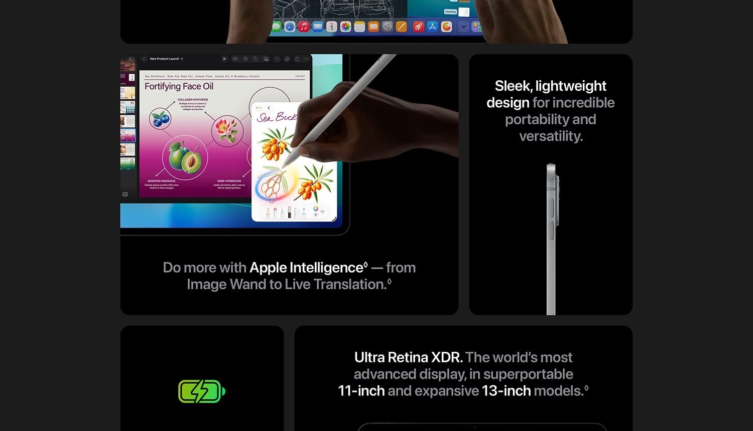 Apple iPad Pro 13 (2025) M5 13.0" 12GB Unified Memory 256GB ROM 12MP – Space Black image 6