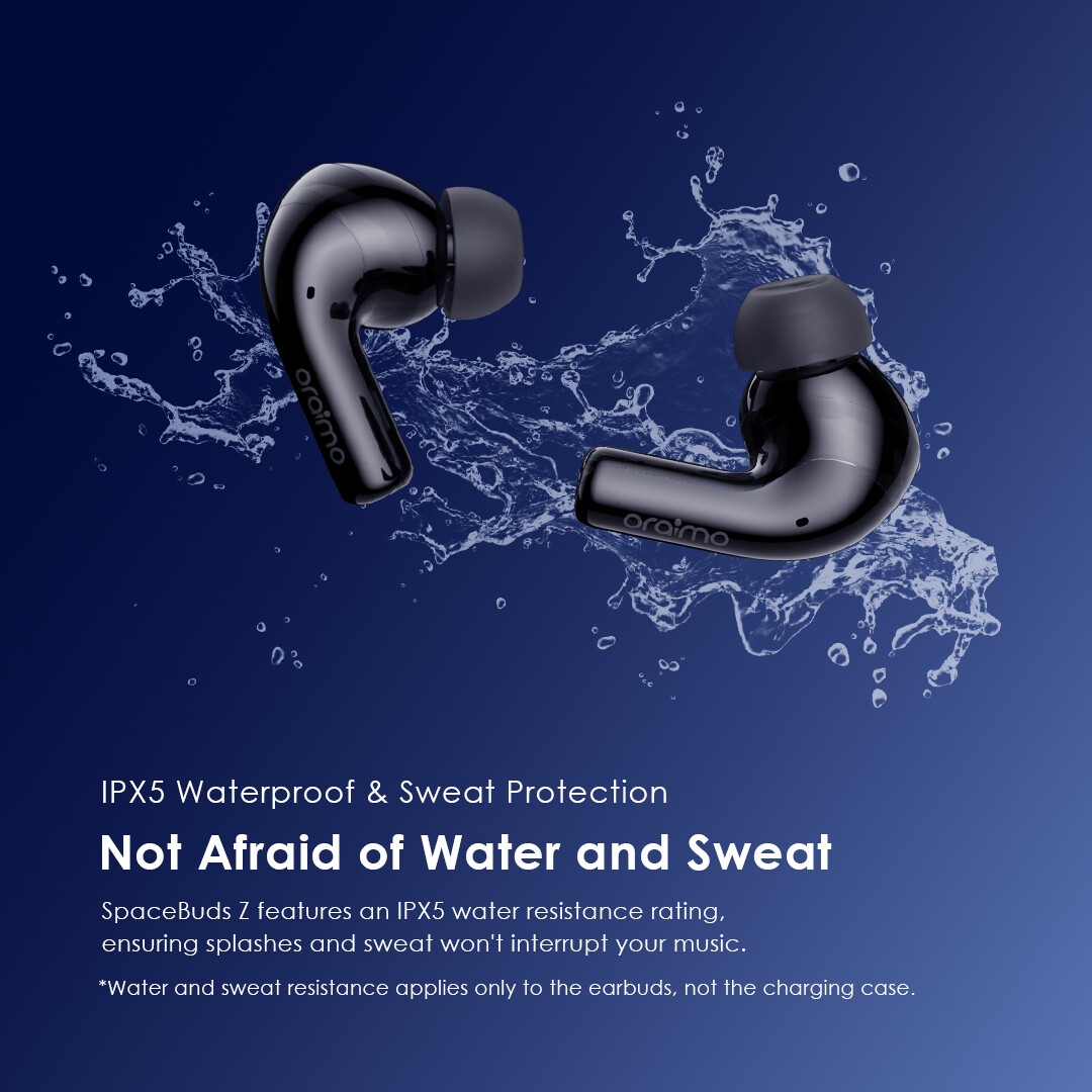 Oraimo SpaceBuds Z True Wireless Earbuds with Spatial Audio ANC - Mysteriou Blue image 11