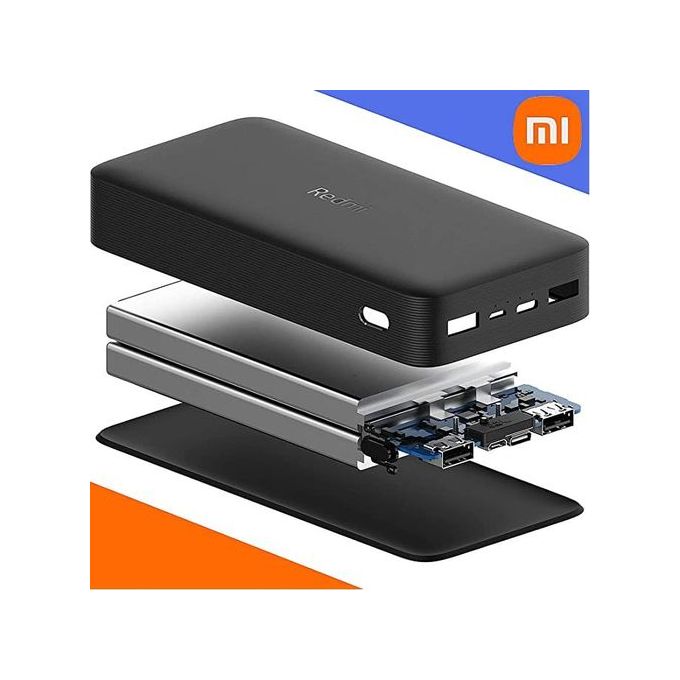 XIAOMI Redmi 20000mAh 74Wh Fast Charge Power Bank - Black image 3