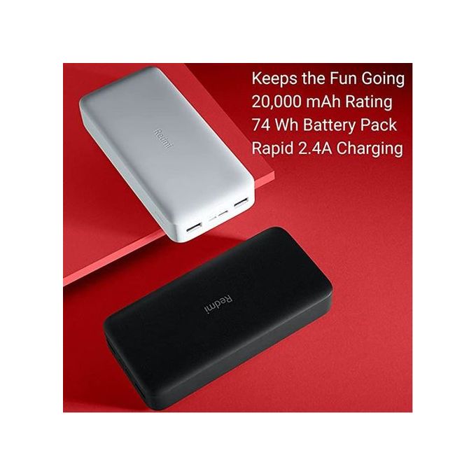 XIAOMI Redmi 20000mAh 74Wh Fast Charge Power Bank - Black image 5