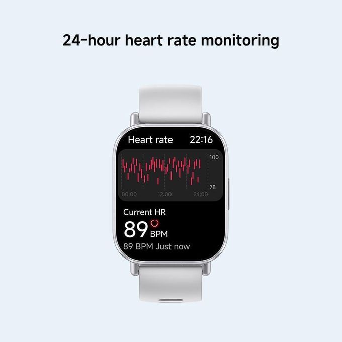 XIAOMI Redmi Watch 5 Active Midnight Black Smartwatch 2.0" LCD display, Long battery life, Bluetooth calling, Noise reduction, Health tracking, 5ATM waterproof, 18 days battery life image 5