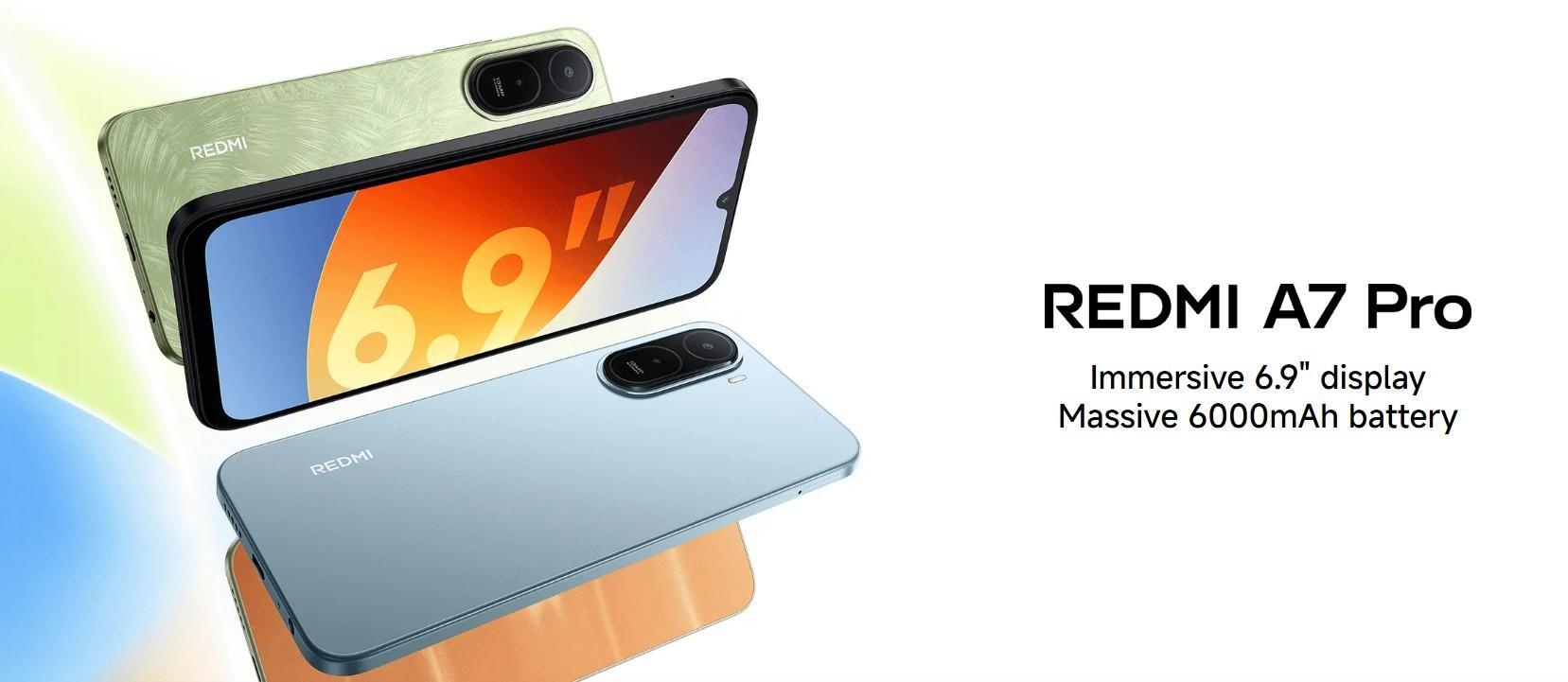 Redmi A7 Pro 4G 4GB RAM 128GB ROM Camera 32MP, Battery 6000mAh - Black image 4