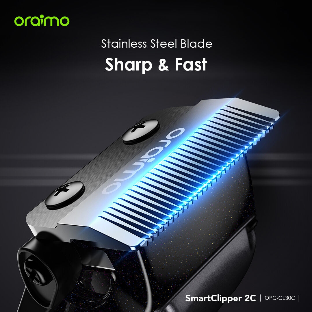 Oraimo SmartClipper 2C Professional Hair Clipper Smart Rechargeable Electric Clipper 365-day Warranty image 8