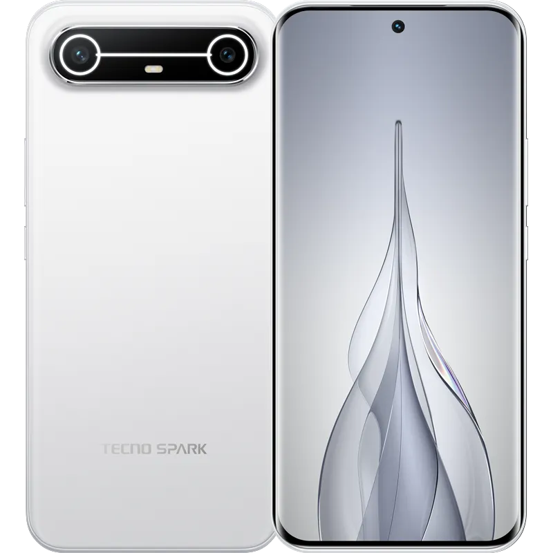 Tecno Spark Slim 6.78" AMOLED 8GB RAM 256GB ROM 50MP 5160mAh 45W Fast Charging AI Powered – Slim White/Cool Black image 6