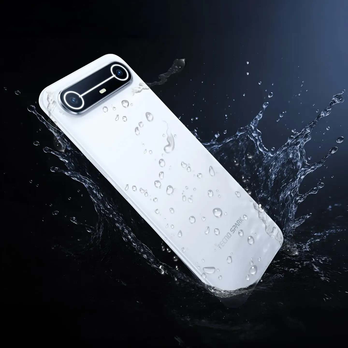 Tecno Spark Slim 6.78" AMOLED 8GB RAM 256GB ROM 50MP 5160mAh 45W Fast Charging AI Powered – Slim White/Cool Black image 2