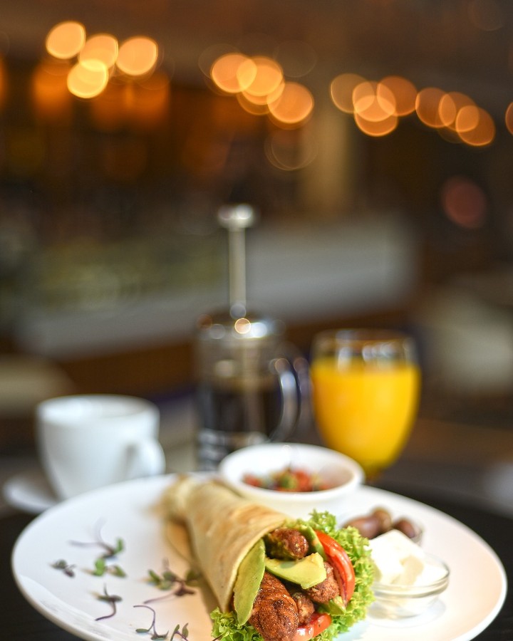 Let's wrap and roll!! Our very own Chicken Breakfa