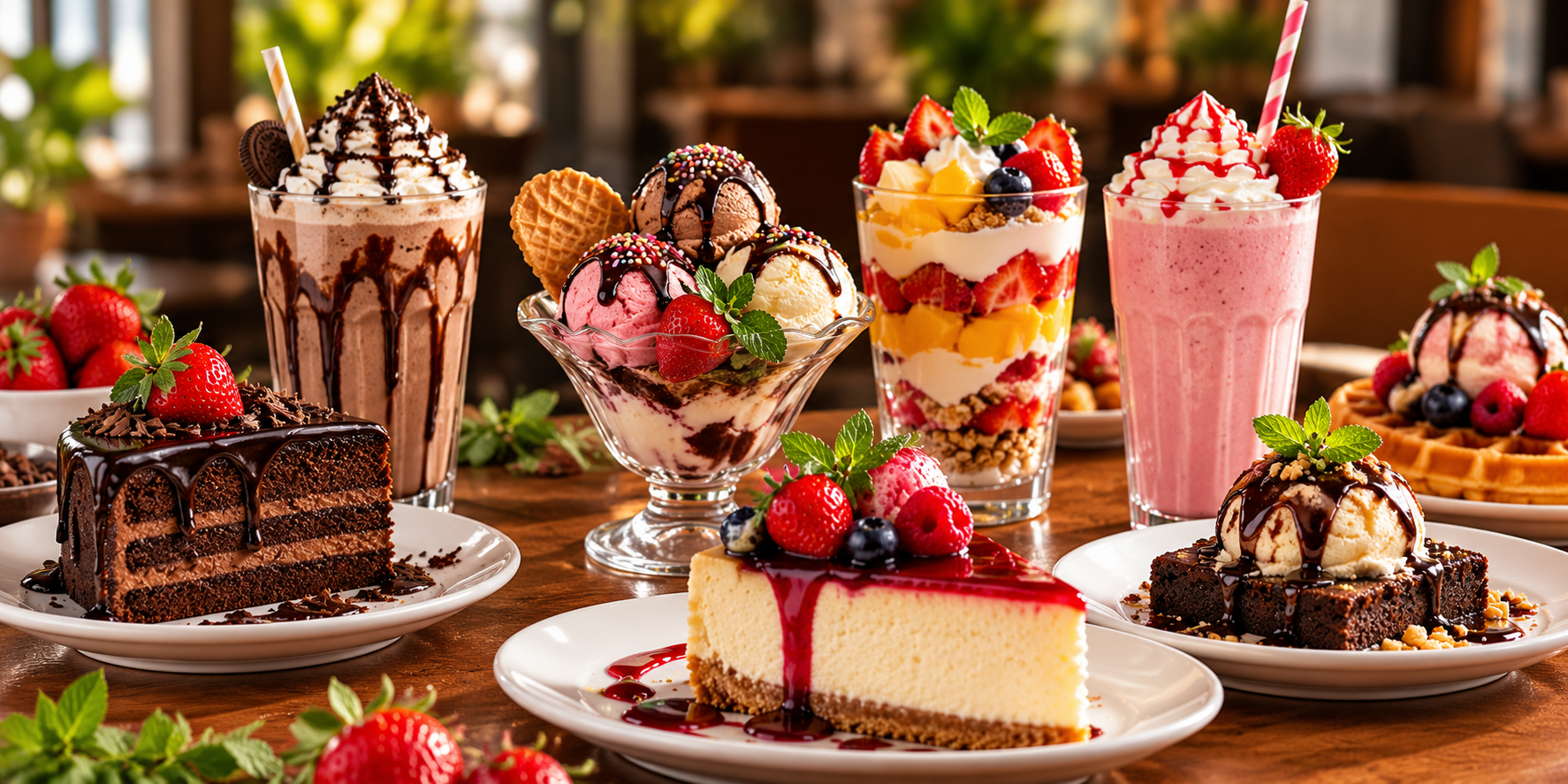 Caramel Cafe & Lounge Desserts