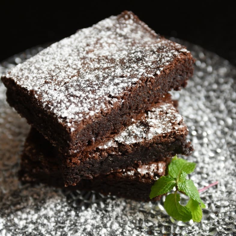 A chocolate fudgy brownie baked to perfection. Enj