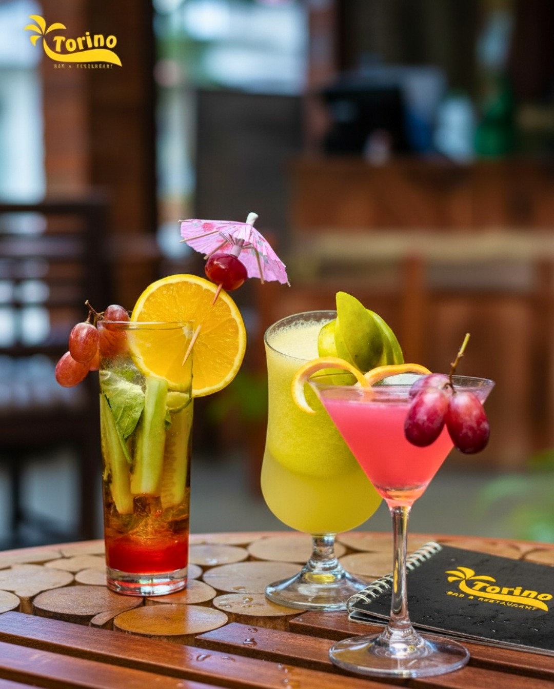 Every sip tells a story. Colorful, bold, and irres