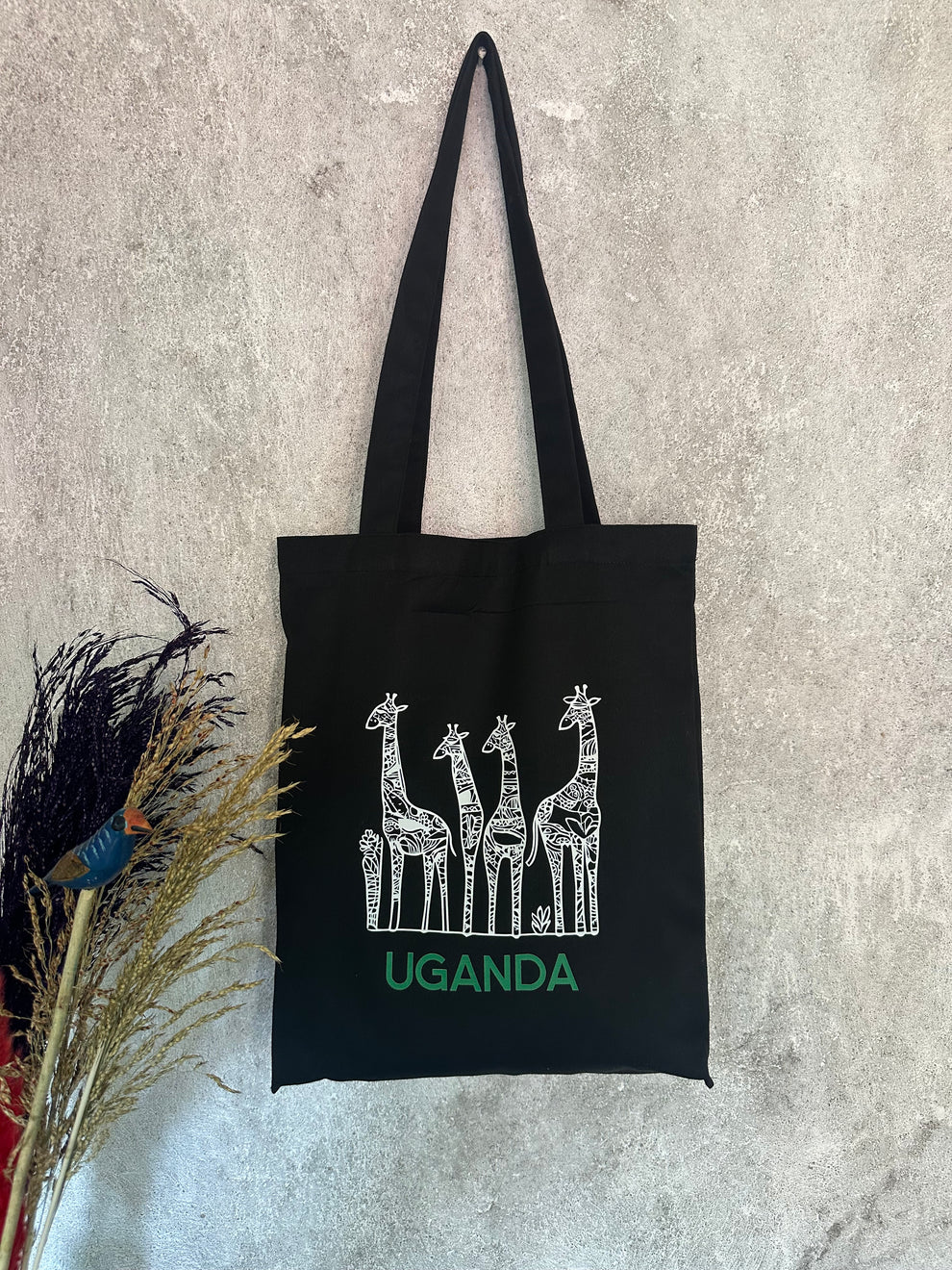 Black Tote Giraffe image 1