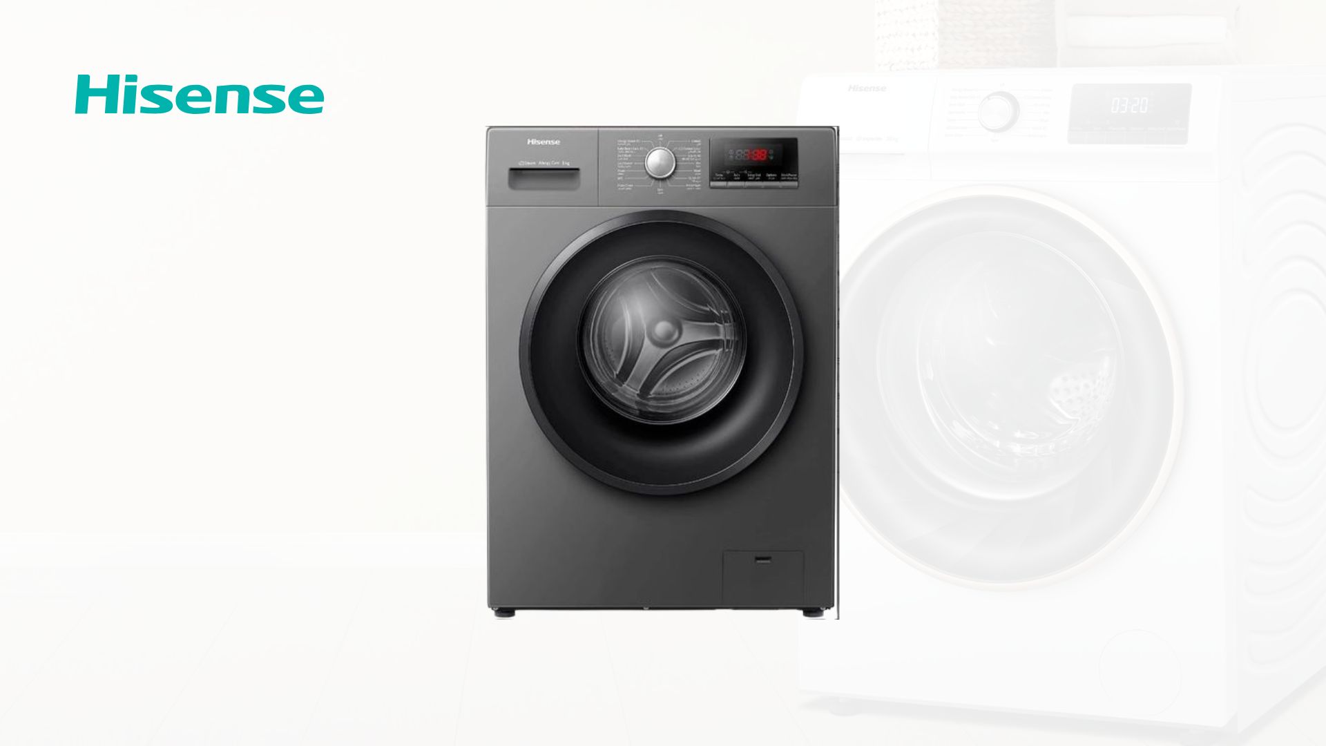 Hisense 9kg Automatic Front Loading Washing Machine - [2Yrs Wrnty] image 1