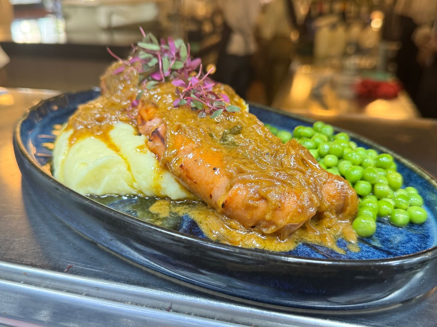 Bangers and Mash!!!!
A true British classic, now