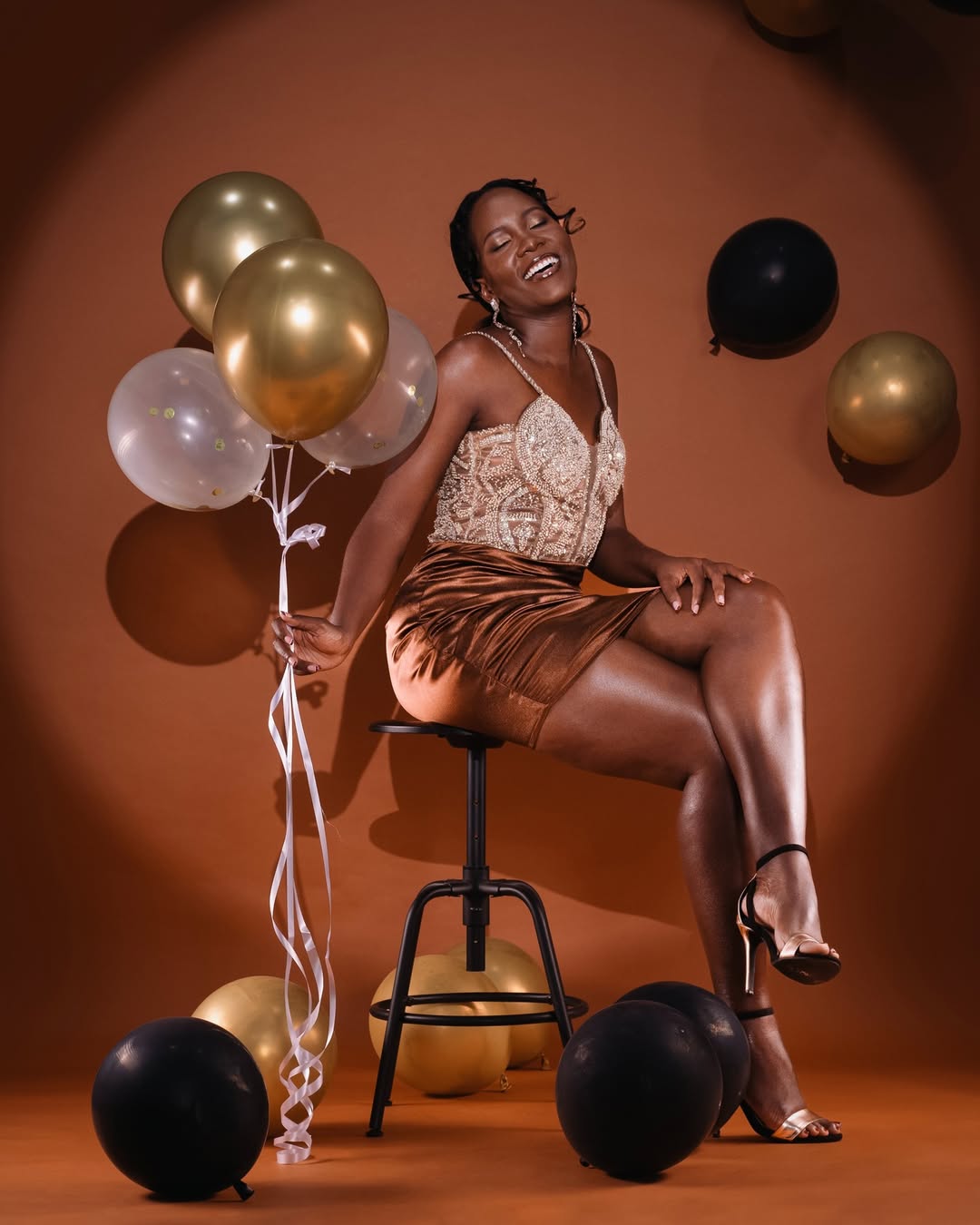We went with a chocolate theme while working with 
