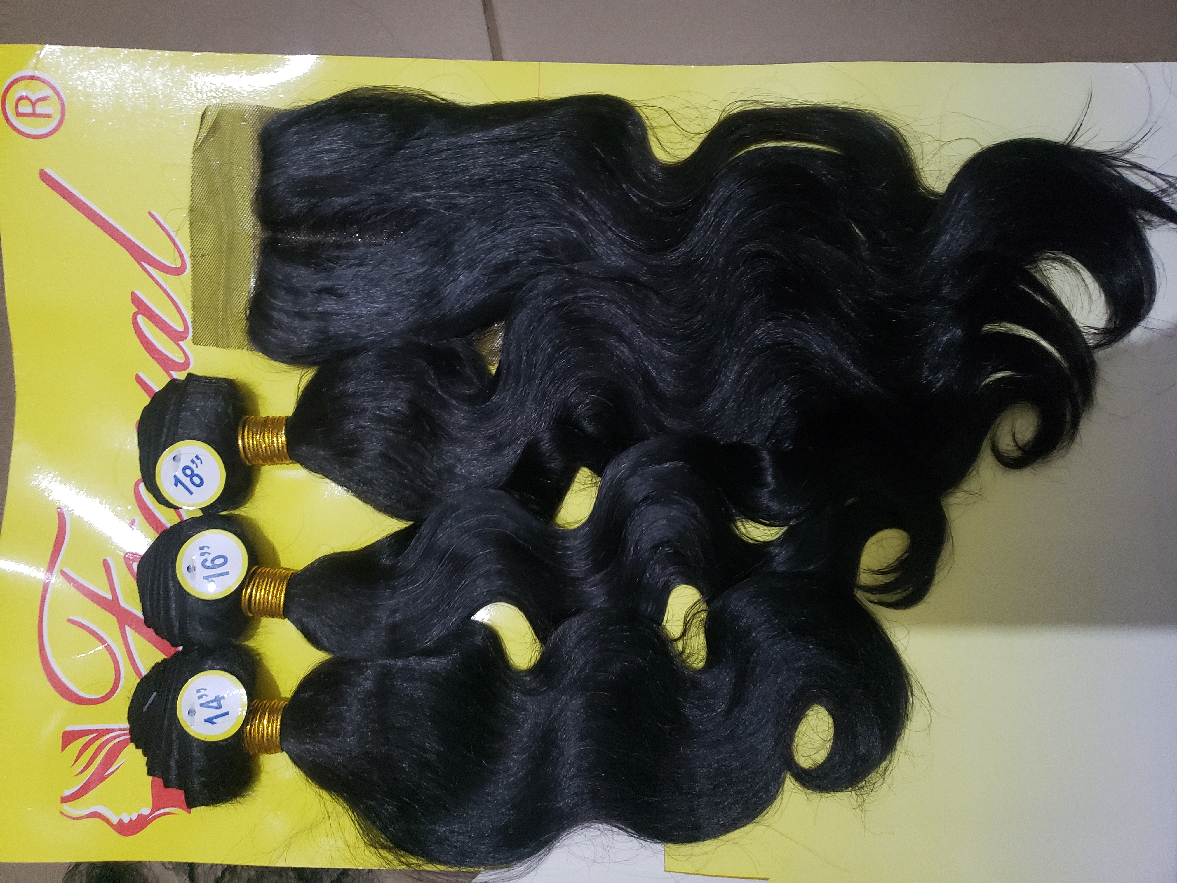 Royal
Vitality body wave inch 14, 16 and 18 plus  
