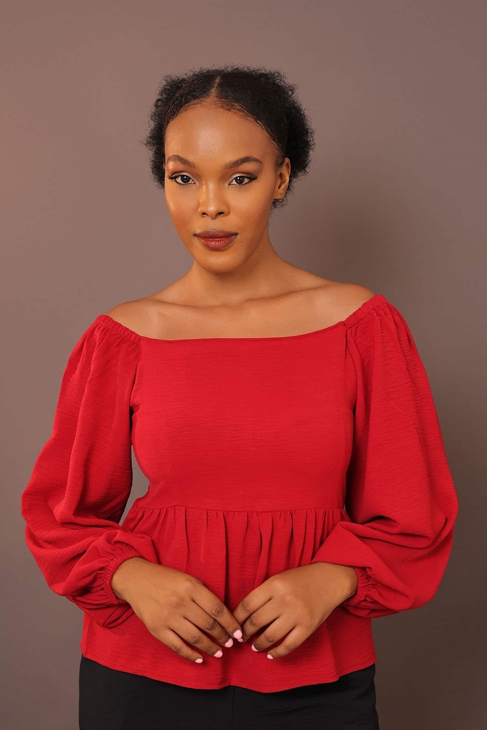 Puffy Sleeve Blouse image 1