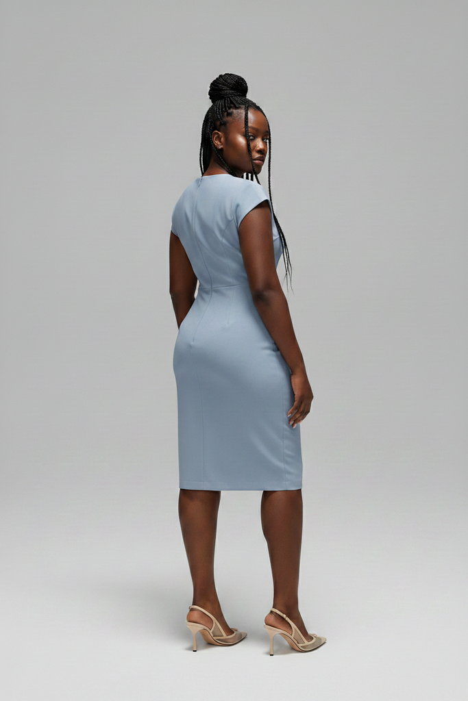 Structured Office Dress image 6