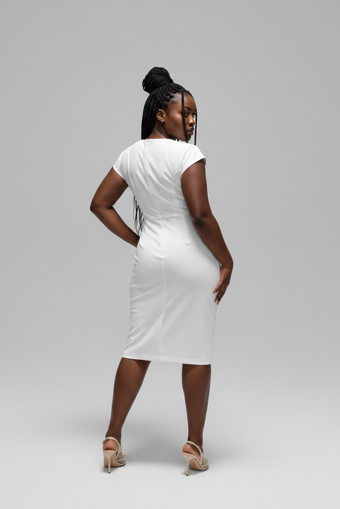Structured Office Dress image 2