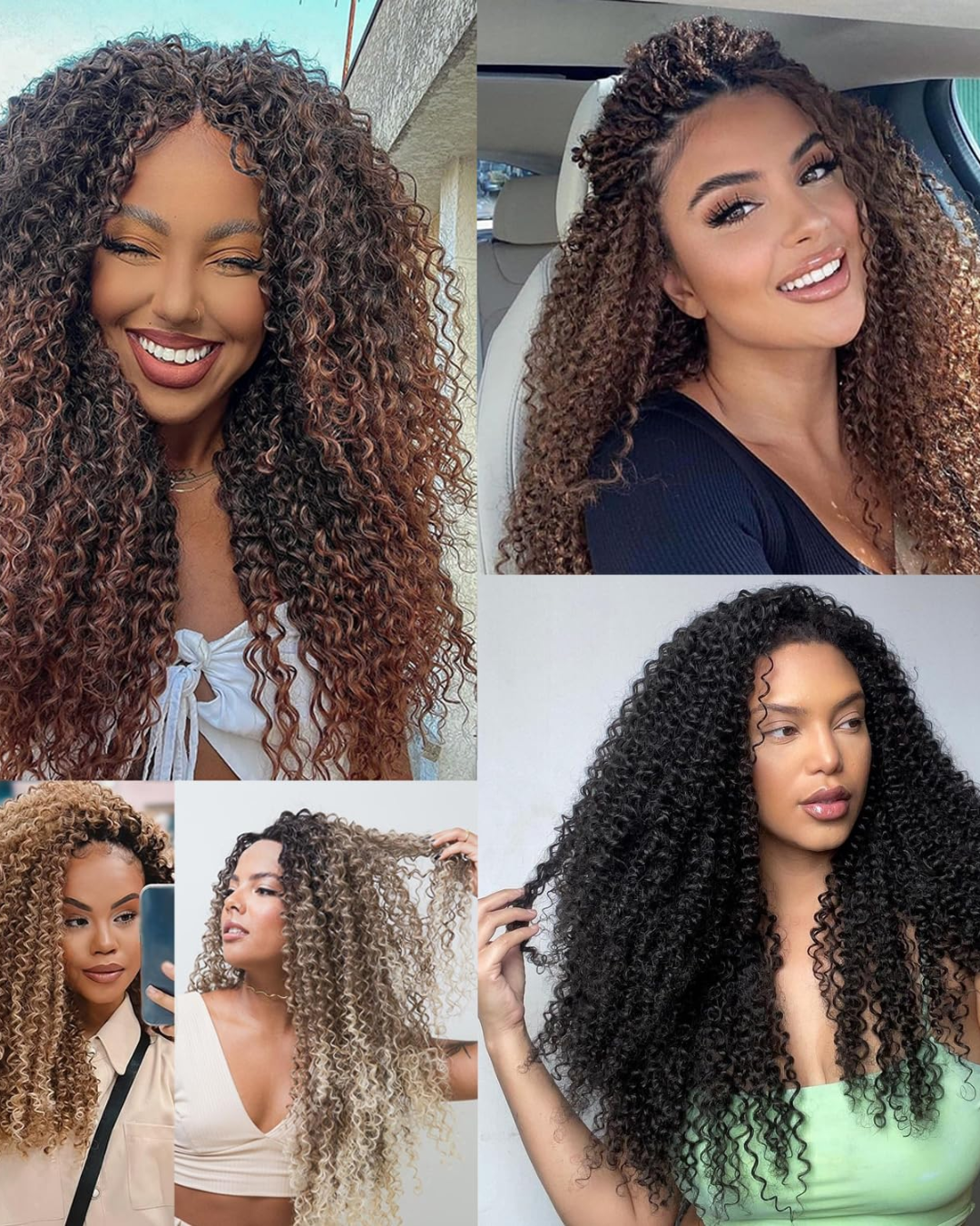 Micro Curly Crochet Hair image 5