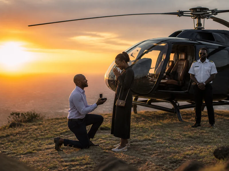 Helicopter Proposal in Nairobi