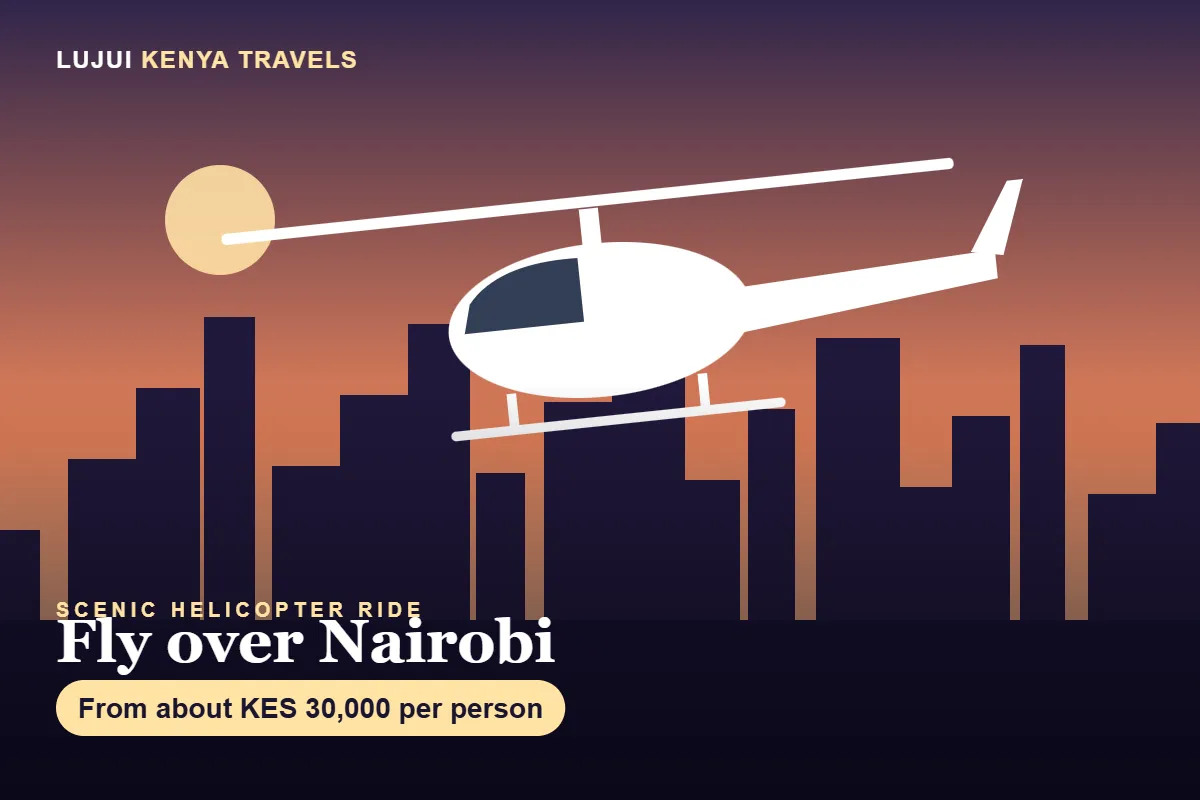 Helicopter Ride Over Nairobi: Scenic Flights image 1