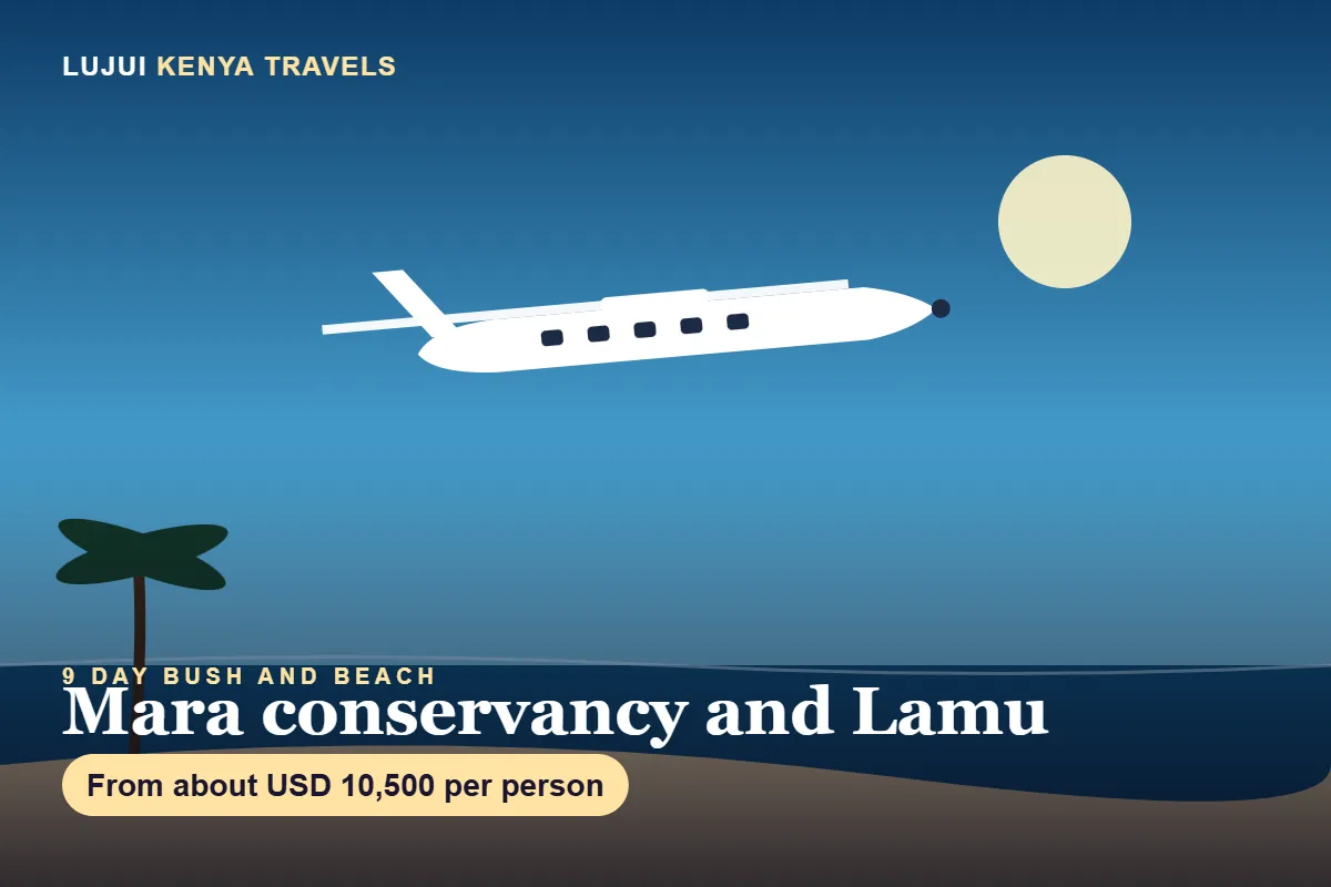 9 Day Kenya Bush and Beach: Private Mara Conservancy and Lamu Island image 1