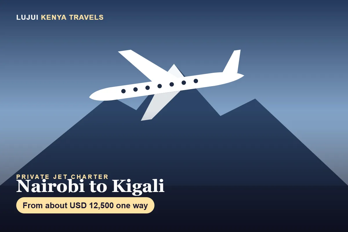 Private Jet Nairobi to Kigali image 1