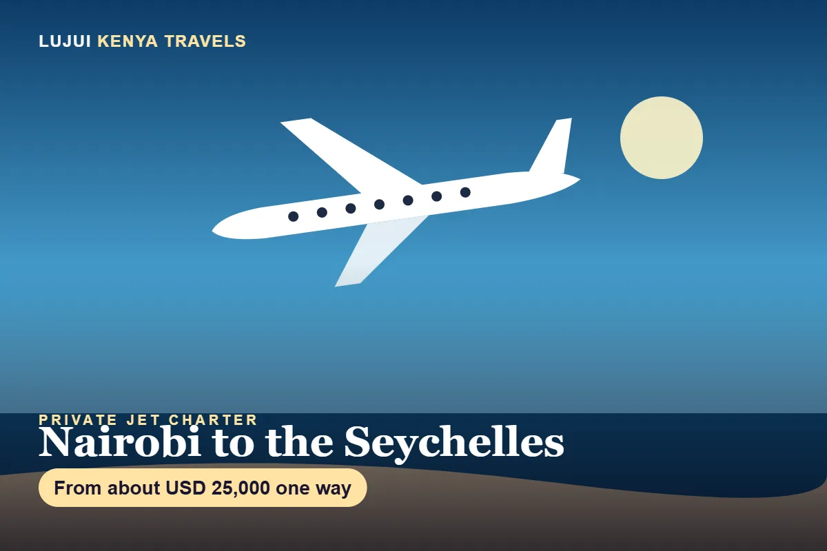 Private Jet Nairobi to Seychelles image 1