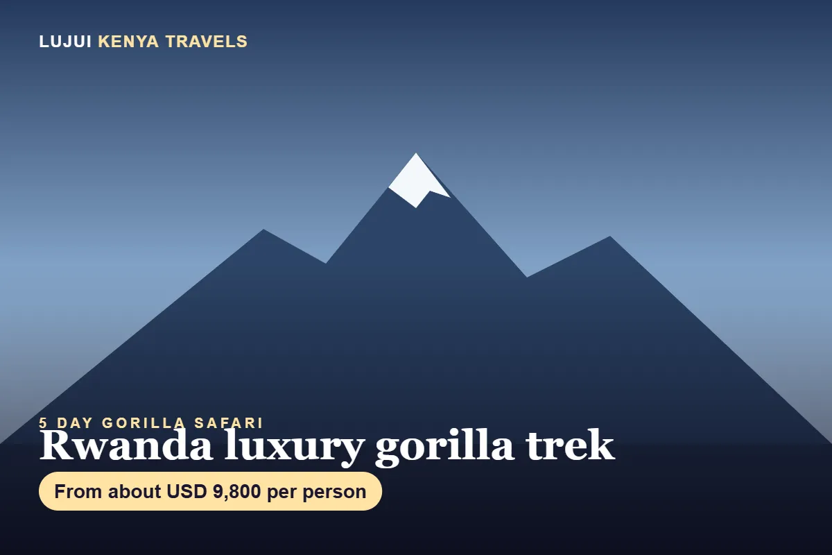 5 Day Rwanda Luxury Gorilla Safari: Volcanoes National Park image 1