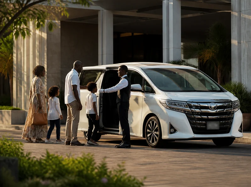 Toyota Vellfire Hire with Driver in Nairobi