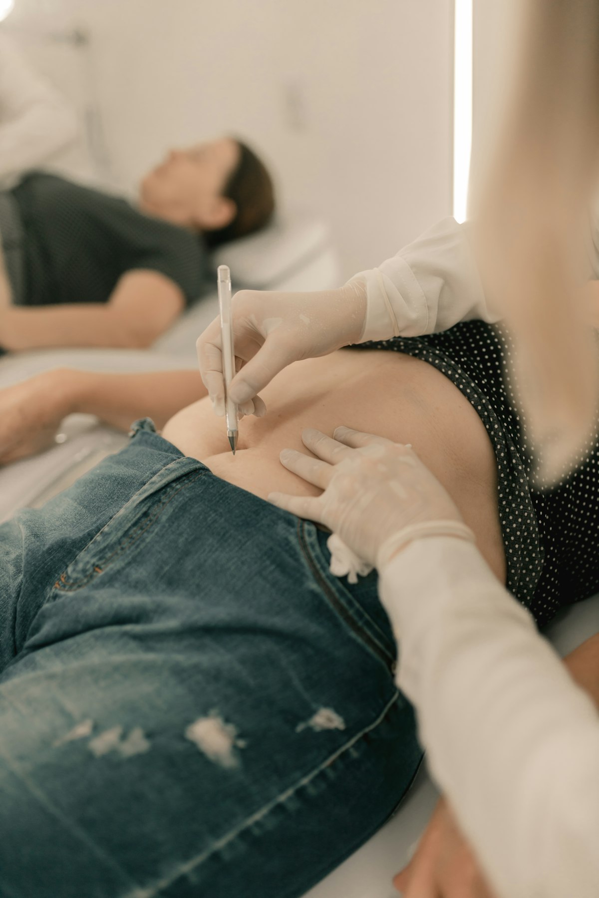 Calm prenatal care image for week 12 end of first trimester