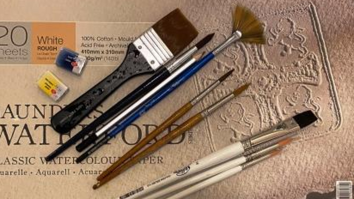 Materialer til akvarelmaling - hvilke pensler skal jeg vælge