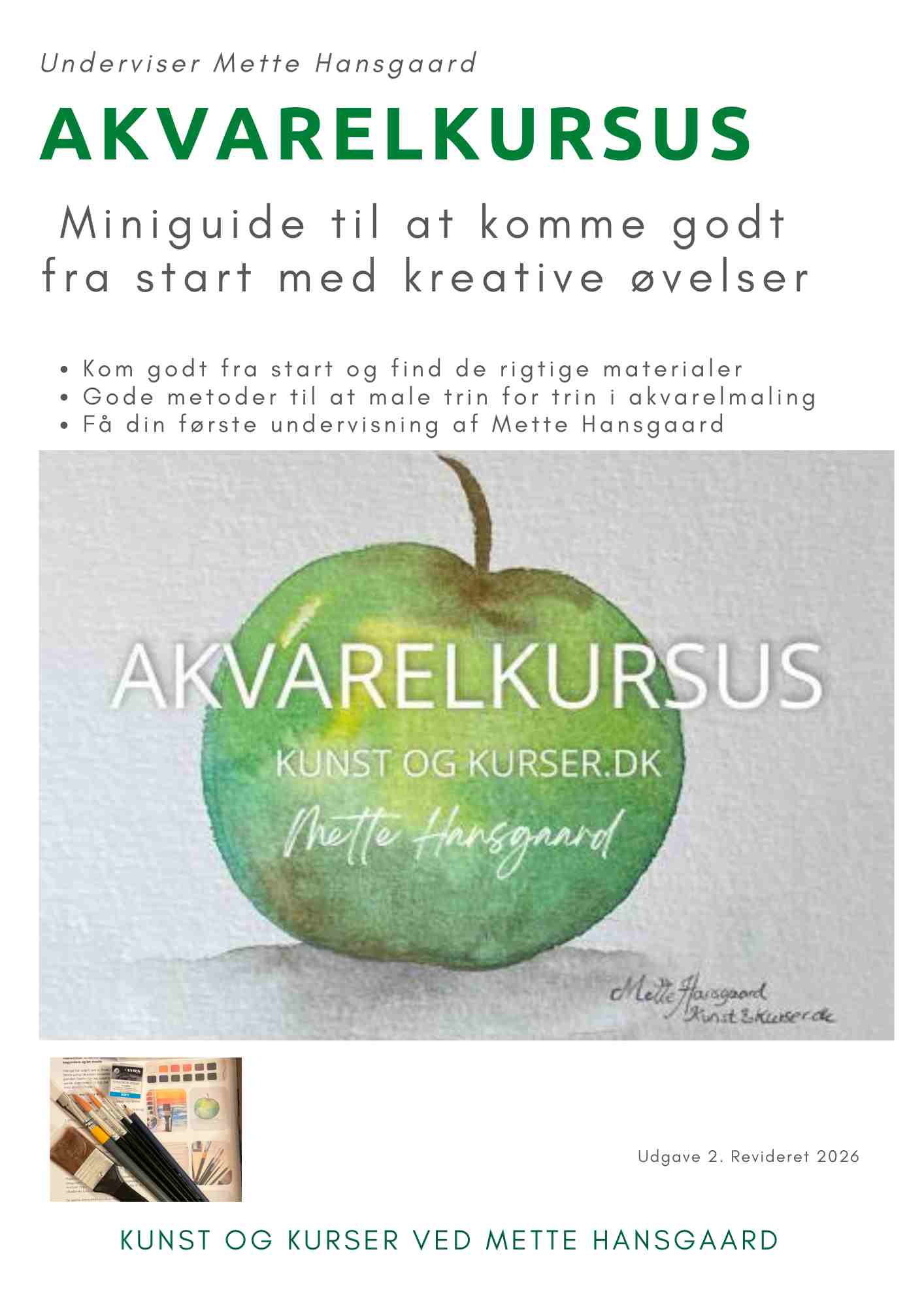 Gratis intro til akvarelmaling