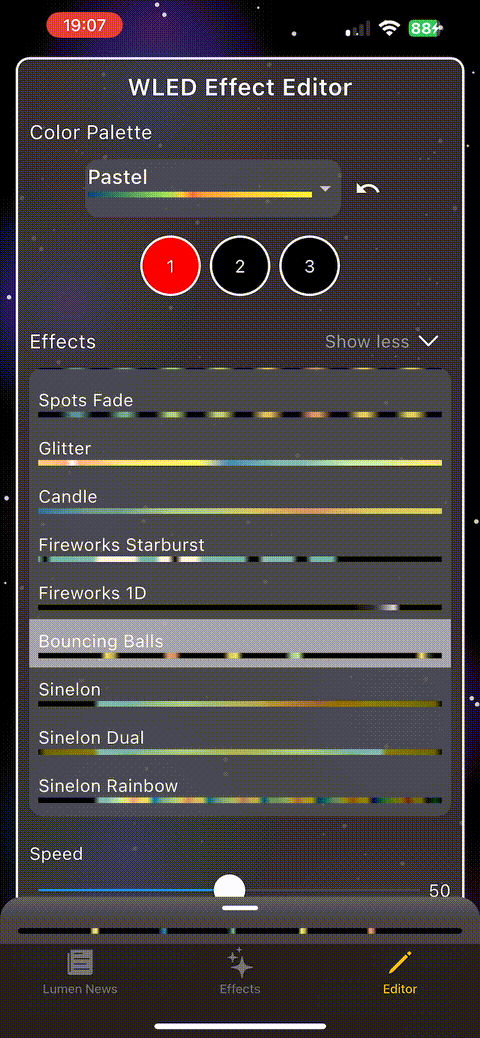 Playing around with my app