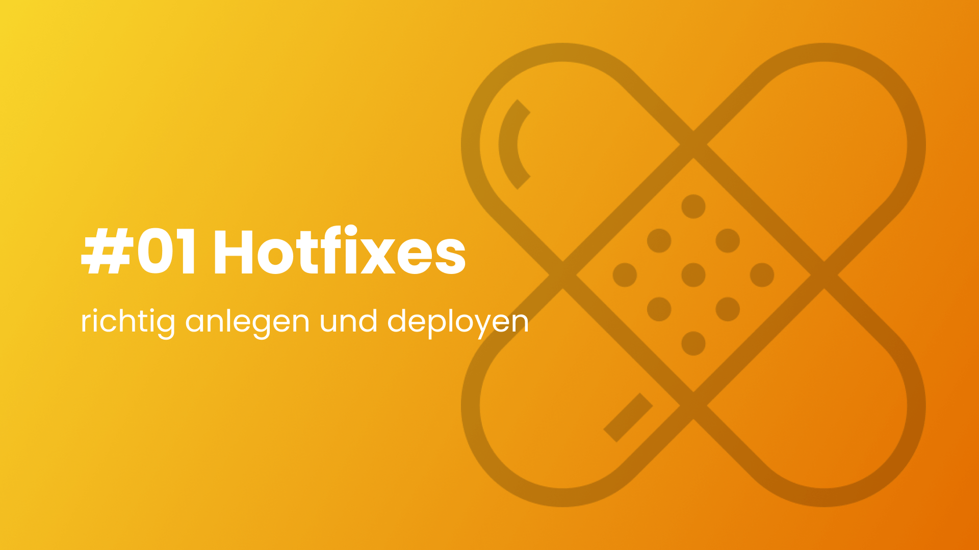 Image for Bugfixing auf Produktivumgebungen (Hotfixes)