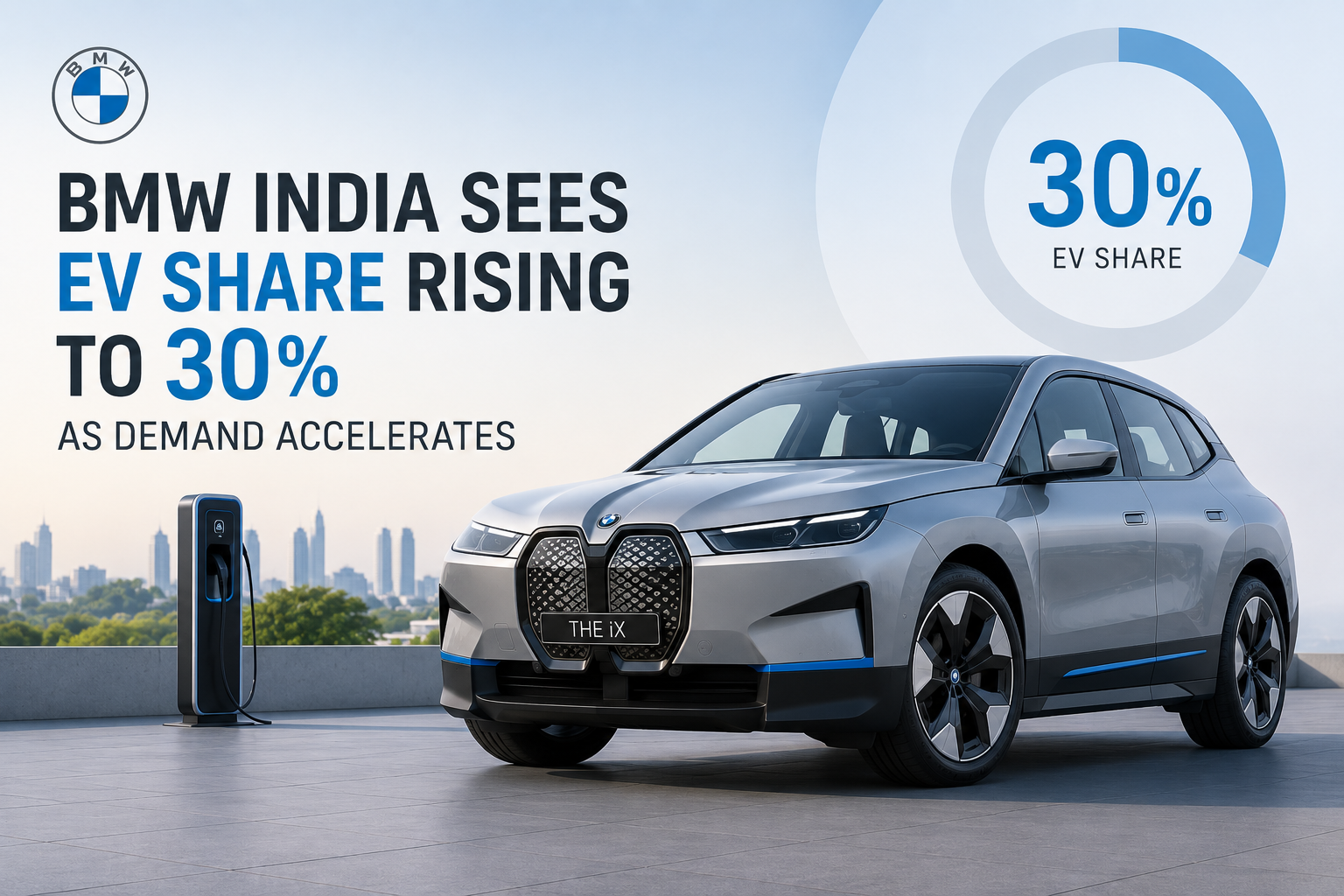 BMW India electric vehicle (EV) sales growth outlook and expansion into smaller cities driving demand.