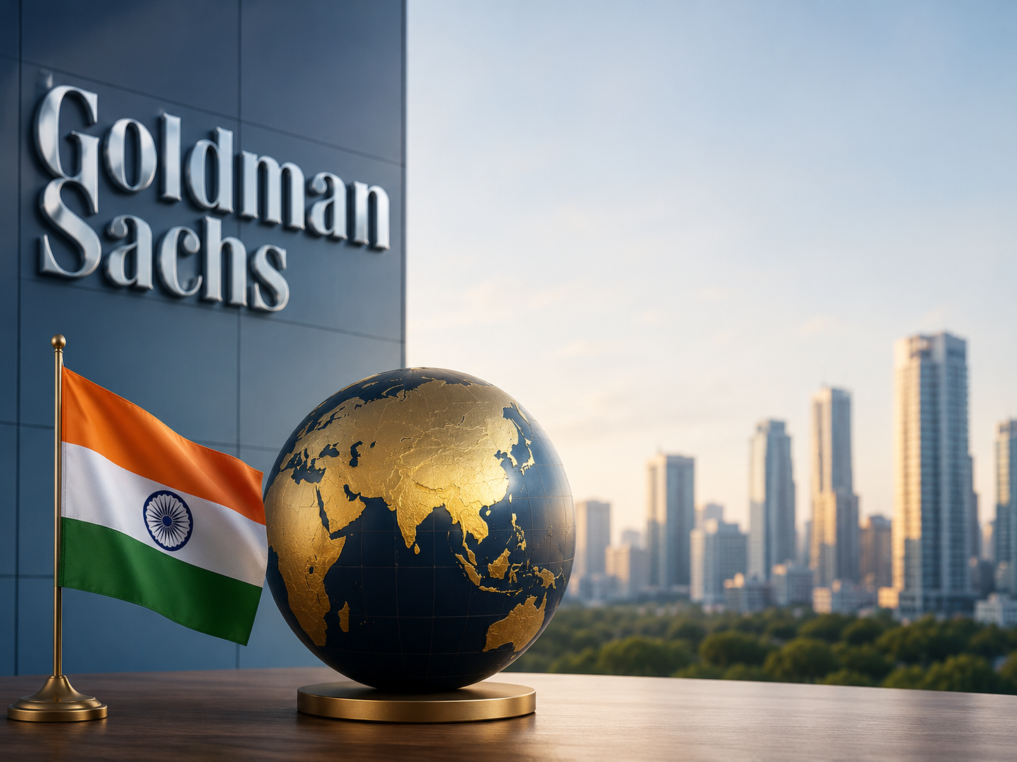 Goldman Sachs report projects India to become the world's second-largest economy by 2075.