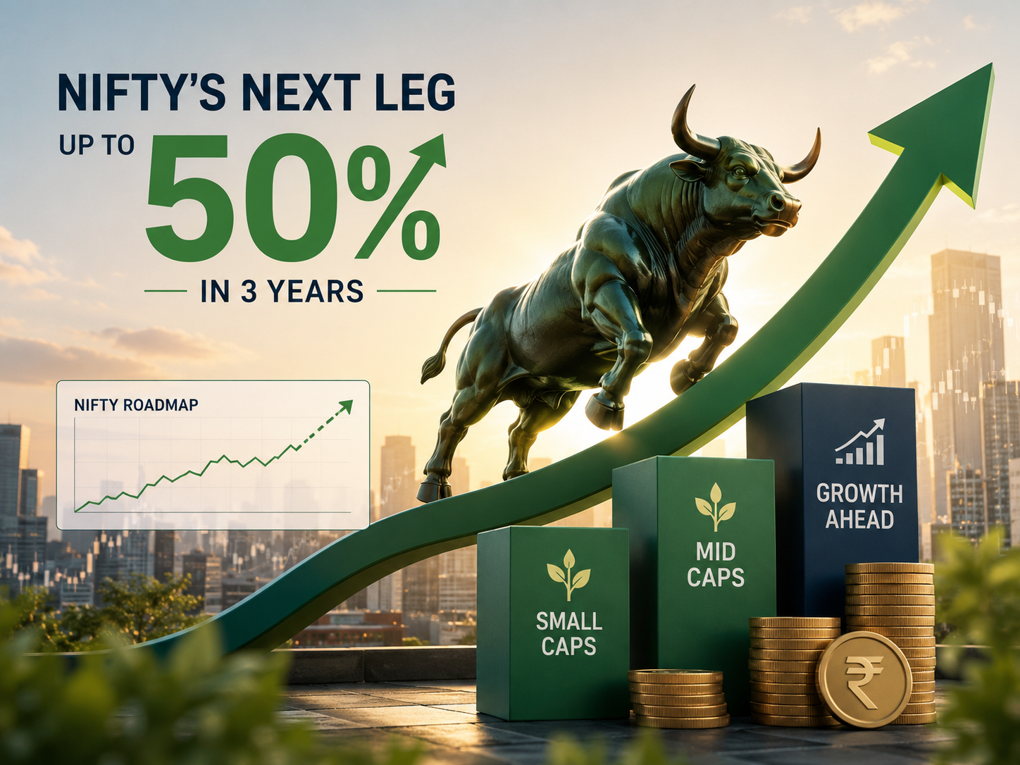 Prashant Jain discussing Nifty performance and mid-cap stock opportunities on the Indian stock market.
