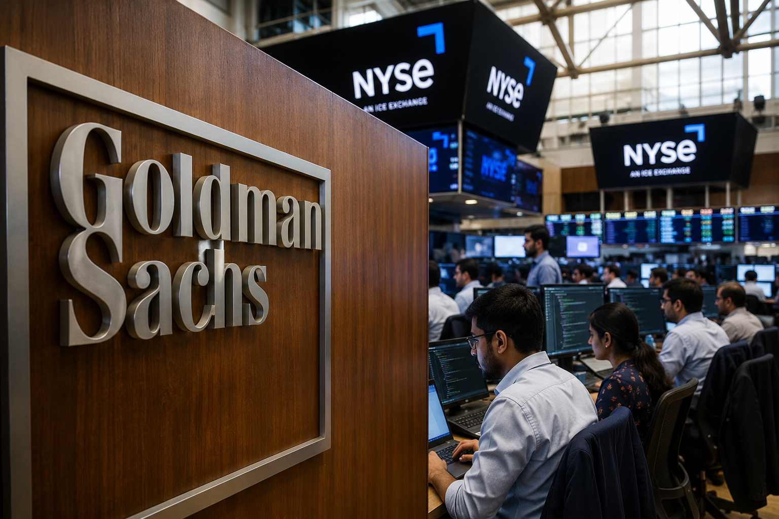 Goldman Sachs report on AI impacting Indian jobs, showing potential for productivity gains.