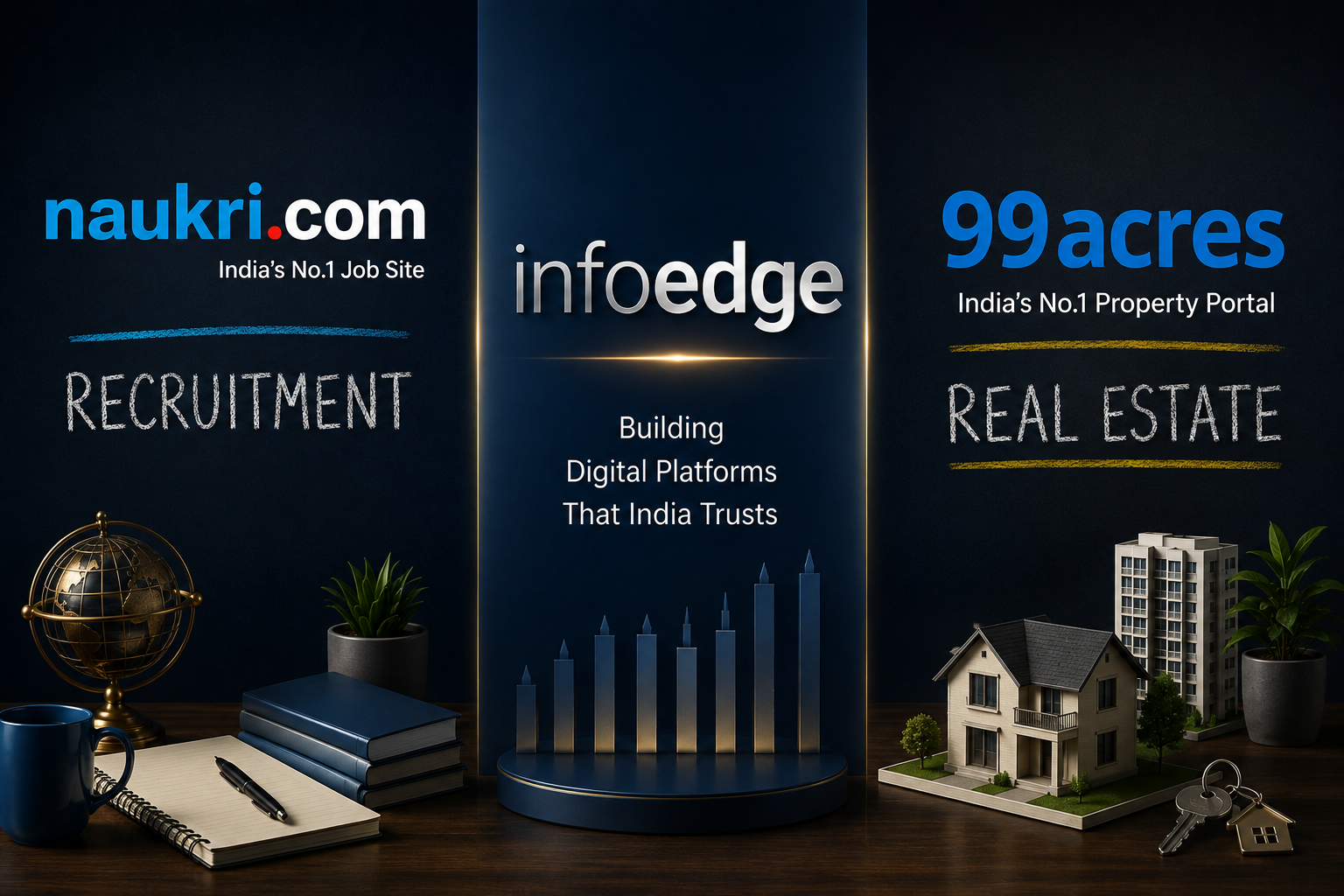 Info Edge Q1 FY27 results: Naukri and 99acres drive growth, operating margins improve for Indian internet company.